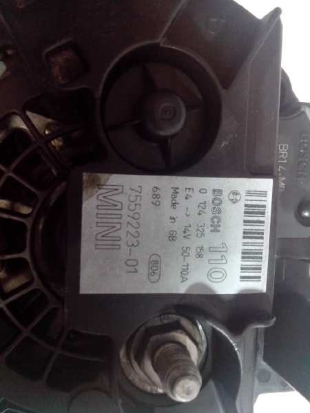 ALTERNADOR BMW MINI CABRIO 1.6 16V 0124325158