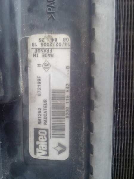 RADIADOR AGUA RENAULT MEGANE II COUPE-CABRIO Luxe Dynamique 8200115542