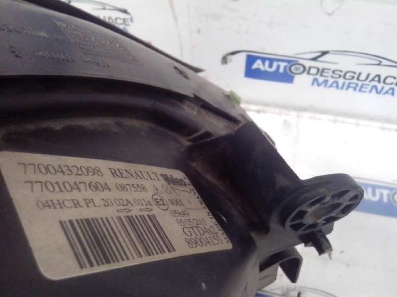 FARO IZQUIERDO RENAULT SCENIC II 1.9 dCi Diesel 7700432098