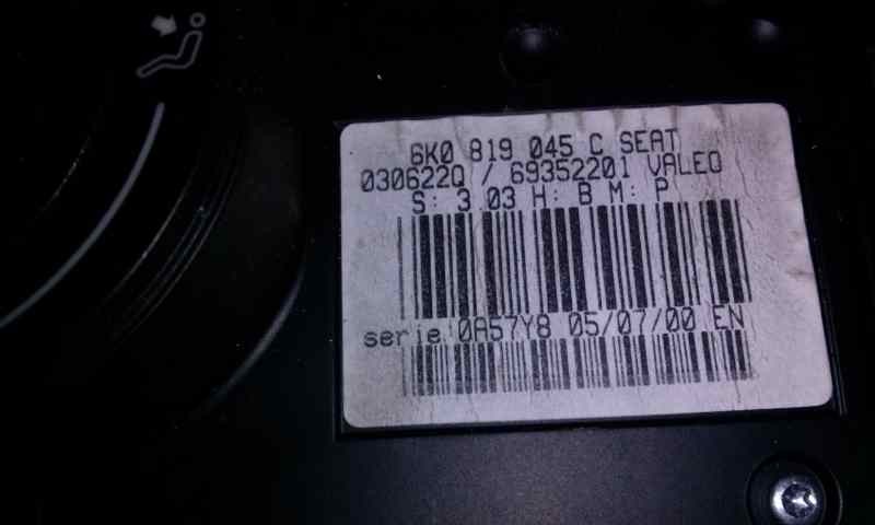 MANDO CALEFACCION - AIRE ACONDICIONADO SEAT CORDOBA VARIO 1.4 6K0819045C