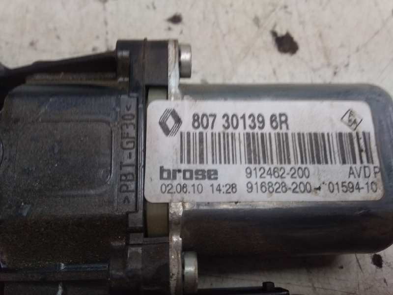 MOTOR ELEVALUNAS DELANTERO DERECHO RENAULT MEGANE III BERLINA 5 P * 807301396R - Imagen 2