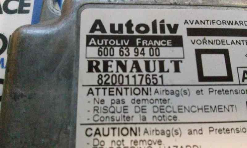 CENTRALITA AIRBAG RENAULT MEGANE I FASE 2 CLASSIC 1.9 dCi Diesel - Imagen 3