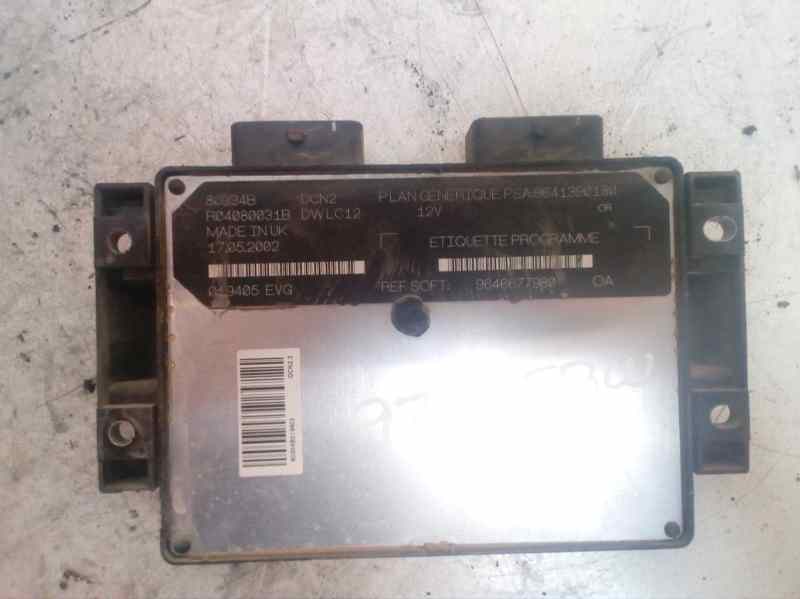 CENTRALITA MOTOR UCE CITROEN XSARA BERLINA 1.9 Diesel 9646677980 - Imagen 2