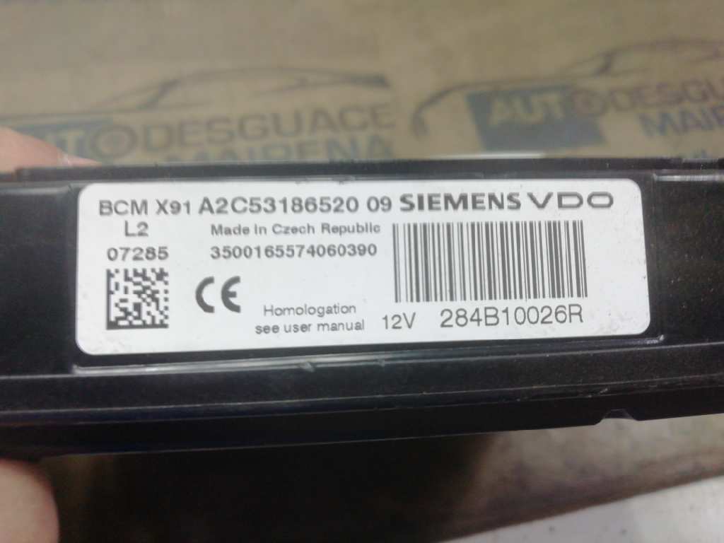 MODULO CONFORT RENAULT LAGUNA III Dynamique TomTom 284B10026R - Imagen 2