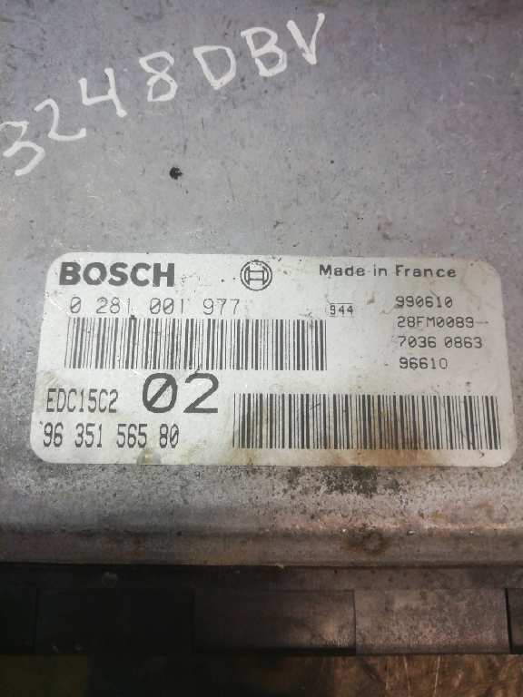 CENTRALITA MOTOR UCE PEUGEOT 406 BERLINA 2.0 HDi 9635156580 - Imagen 4