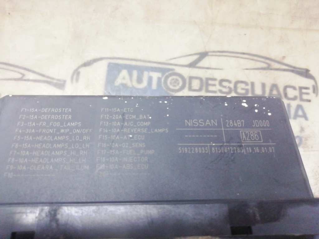CAJA RELES / FUSIBLES NISSAN QASHQAI Acenta 519228035 - Imagen 2
