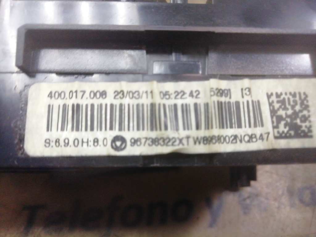 MANDO CLIMATIZADOR PEUGEOT 3008 Style 96738322XT - Imagen 3