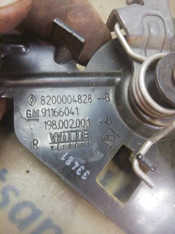 CERRADURA PUERTA TRASERA DERECHA RENAULT TRAFIC COMBI * 8200004828 - Imagen 4