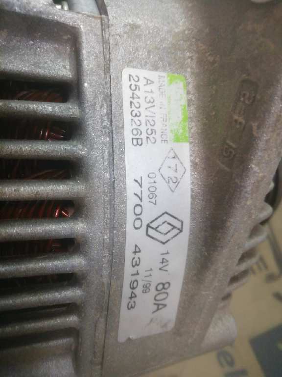 ALTERNADOR RENAULT MEGANE I COUPE FASE 2 1.9 dCi Sportway 7700431943 - Imagen 2