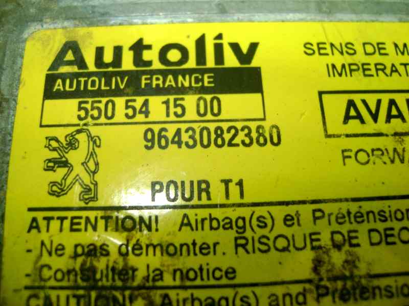 CENTRALITA AIRBAG PEUGEOT 206 BERLINA * 9643082380 - Imagen 2