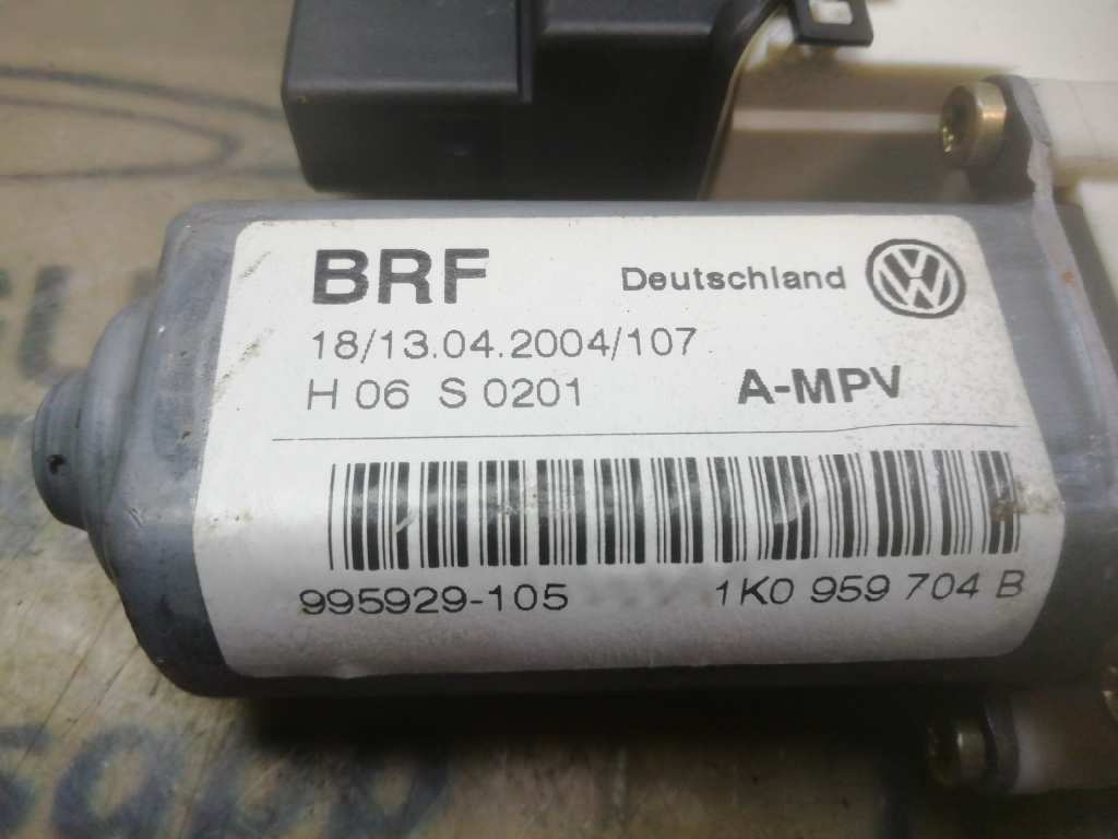 MOTOR ELEVALUNAS TRASERO DERECHO SEAT ALTEA (5P1) Sport-up | 03.04 - 12.09 1K0959704B - Imagen 4