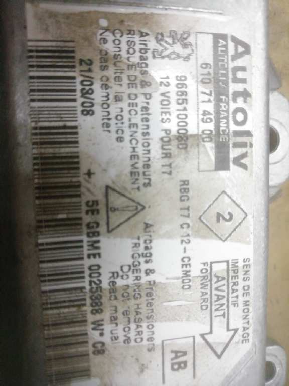 CENTRALITA AIRBAG PEUGEOT 308 Confort | 0.07 - ... 6546W8 - Imagen 3