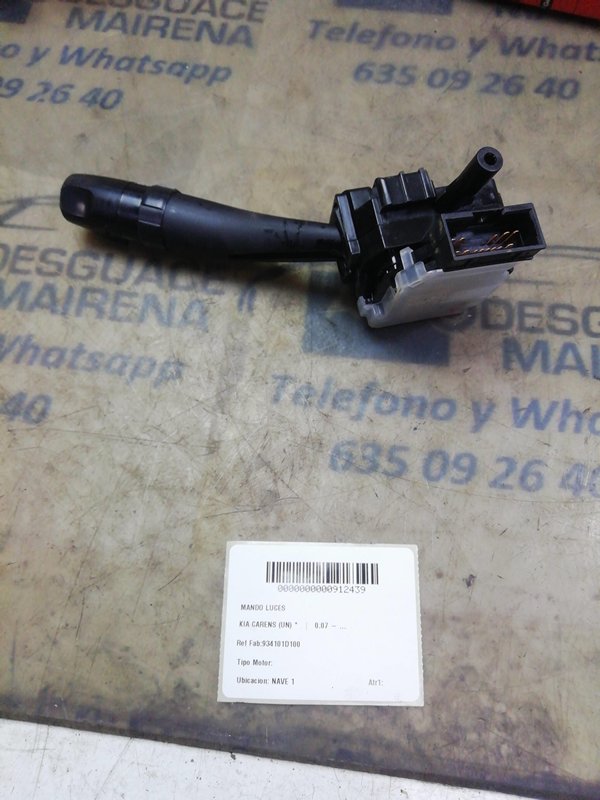 MANDO LUCES KIA CARENS (UN) * | 0.07 - ... 934101D100 - Imagen 5