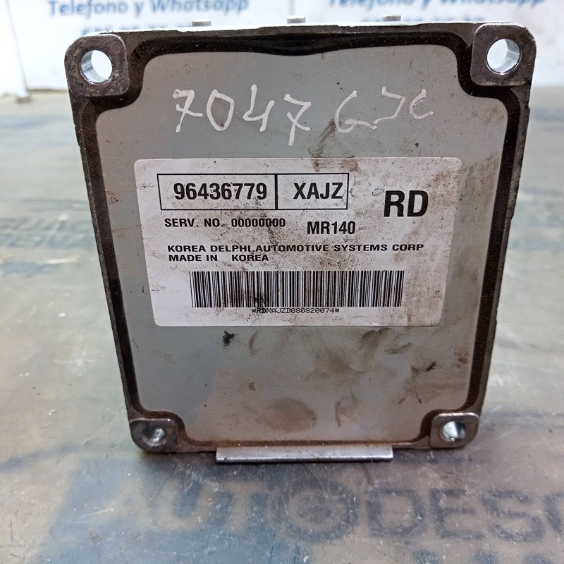 CENTRALITA MOTOR UCE CHEVROLET AVEO 1.4 CAT | 0.06 - ... 96436779 - Imagen 3